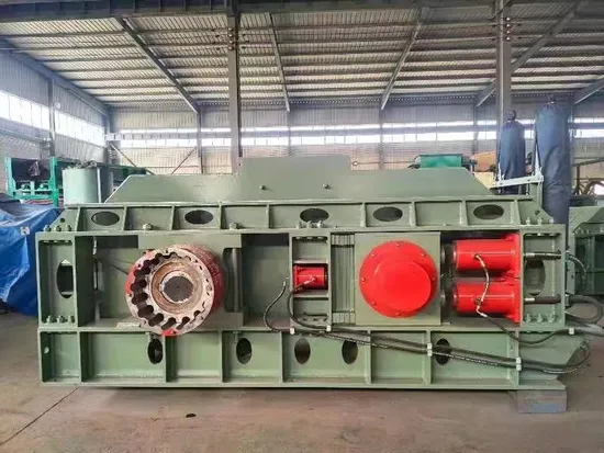 Hydraulischer Doppelwalzenbrecher mit Zähnen für Stein & Kohle